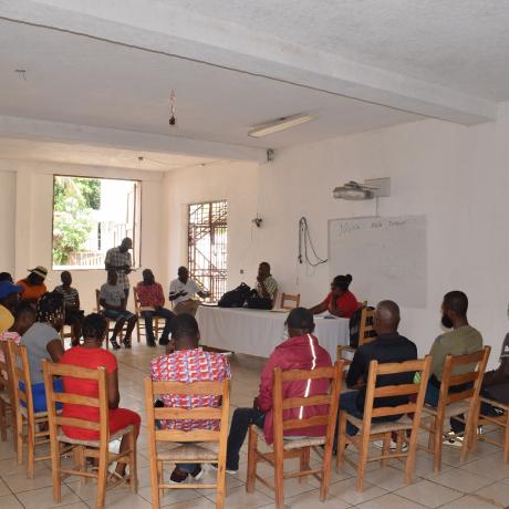 Rencontre communautaire dans le cadre de la revue annuelle d'ActionAid 2022