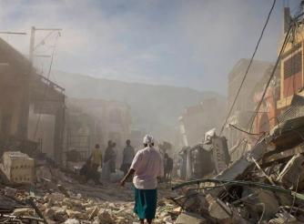 View of the damage caused by the January 12, 2010 earthquake in Haiti
